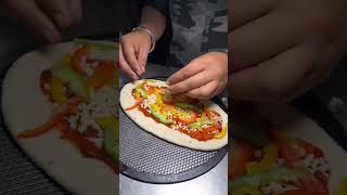 pizza pizzawithoutcheese quickpizza pizzarecipe pizzalover pizzarecipewithoutoven recipe [upl. by Casavant]