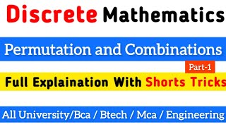 Permutation And Combinations Part1  Discrete Maths [upl. by Asille]