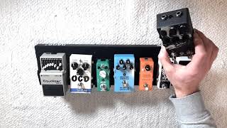 My Pedalboard Build Pedaltrain Nano  with 8 Pedals [upl. by Ellertal]