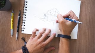 Top 6 Architecture Sketching Techniques [upl. by Kcirdla]