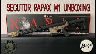 SECUTOR RAPAX M1 RAPAX Airsoft Unboxing by TEAM030 deutschgerman [upl. by Jolda]