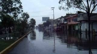 Inundación I Villada y Pantitlan colonia Vicente Villada [upl. by Osner]