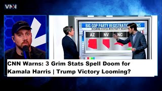 CNN Warns 3 Grim Stats Spell Doom for Kamala Harris  Trump Victory Looming [upl. by Sussman838]