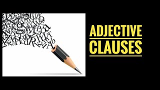 quotMaster Adjective Clauses in Minutes Essential Tips amp Subordinators Explainedquot [upl. by Odicalp]