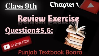 Class 9th Review Exercise chapter 1 Science Group Punjab Textbook Board📚📘 [upl. by Broida]