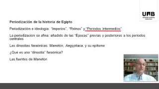 11a Cuestiones previas cronología y geografía de Egipto  parte 1 [upl. by Elinet]