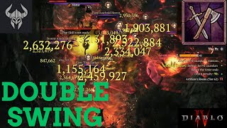 Diablo 4  Season 4 Double Swing Barbarian Build amp Pit Clear 62 [upl. by Enilav219]