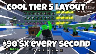 INSANE Tier 5 Layout in Factory Simulator Roblox [upl. by Atterual]