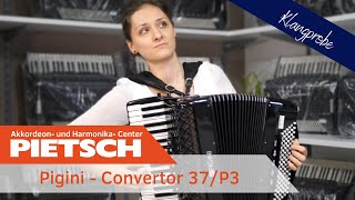 Akkordeon  Pigini Convertor 37P3  Klangprobe [upl. by Liris982]