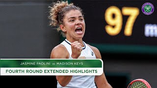 Sensational encounter  Jasmine Paolini vs Madison Keys  Extended Highlights  Wimbledon 2024 [upl. by Serene]