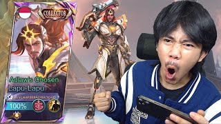 REVIEW SKIN COLLECTOR LAPULAPU ADLAWS CHOSEN  Mobile legends [upl. by Hoy273]