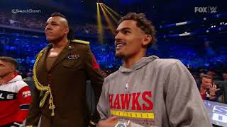 WWE SMACKDOWN TRAE YOUNG ENTRANCE 091021 [upl. by Ule391]