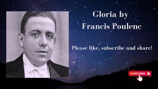 Poulenc Gloria 3 Domine Deus 1 staff tenor 2 [upl. by Saltzman]