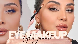 HOW TO DO THIS KYLIE JENNER EYE MAKEUP  NINA UBHI [upl. by Bald]