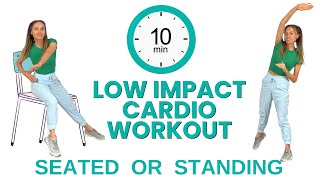 Low Impact Cardio Workout  10 Minute at Home Workout [upl. by Hiram391]