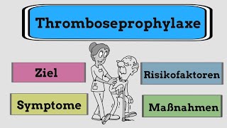 Thromboseprophylaxe  Prüfungswissen für Pflegefachkräfte [upl. by Aikan530]