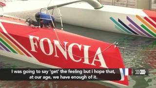 MOD 70  launch of the new boat Foncia of Michel Desjoyeaux [upl. by Anma793]