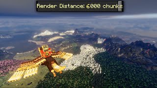 ULTRA Realistic Minecraft  DISTANT HORIZONS  MOD LIST  MAX RENDER DISTANCE  4K [upl. by Esimaj]