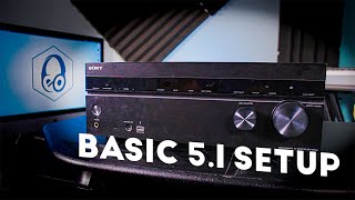 BASIC 51 SYSTEM SETUP  Home Theater Basics  Sony Klipsch [upl. by Daley436]