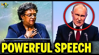 Barbados PM Mottley Powerful Speech at UNGA shocks the World [upl. by Pincus]