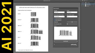 Creating EAN  ISBN  UPC barcodes in Adobe Illustrator 2021 [upl. by Jeffrey]