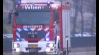 brandweer velsen prio 1 over snelweg opweg naar woningbrand HaarlemNoord [upl. by Meid]