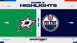 NHL Game 3 Highlights  Stars vs Oilers  May 27 2024 [upl. by Niarb]