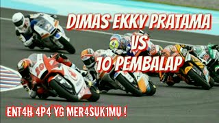 Dimas Ekky Jatuh Bangun Menyalip 10 Pembalap Moto2 [upl. by Eenaffit]