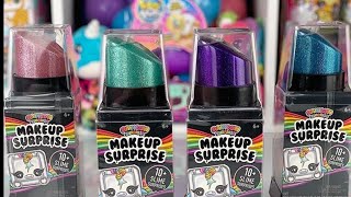 Poopsie Slime Rainbow Surprise Makeup dev ruj Makyaj malzemelerle slime DIY Unicorn Bidünya Oyuncak [upl. by Amabelle268]