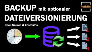 Automatisches Backup mit DATEIVERLAUF erstellen  Open Source Programm ausführlich erklärt  PathTM [upl. by Allwein735]