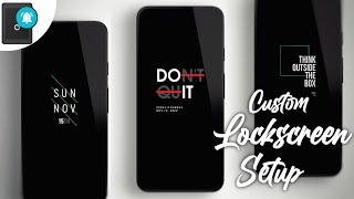 How to Customize your Lockscreen  Android Lockscreen Setup 2 [upl. by Maitilde]