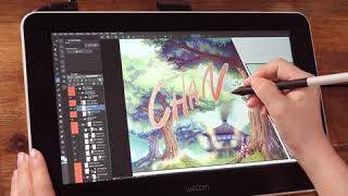 Use Clip Studio Paint and Wacom One with your Samsung Galaxy [upl. by Ethelin566]