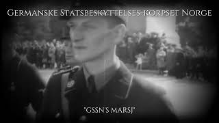 quotGSSNS Marsjquot The Norwegian SSGSSN March BAD AUDIO RARE [upl. by Zetnwahs]