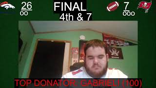 Tampa Bay Buccaneers vs Denver Broncos Buccaneers fan reaction and breakdown NFL Bucs Broncos [upl. by Naedan793]