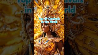 🎉 Top 10 Carnivals Around the World You Can’t Miss 🌍✨ shorts travel carnival [upl. by Anined]