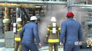 Animation of Fire at Chevrons Richmond Refinery August 6 2012 [upl. by Dekeles721]