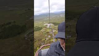 Glencoe Chairlift with stunning panaromic views glencoe scotland shorts [upl. by Medin511]