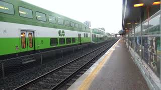 GO Transit train at Pickering station [upl. by Kilan]