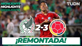 HIGHLIGHTS  México vs Colombia  Amistoso Internacional  TUDN [upl. by Bonne]