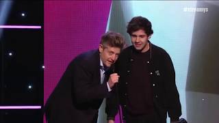 David Dobrik and Kylie Jenner Win the Award for Collaboration  Streamy Awards 2019 [upl. by Nueormahc]