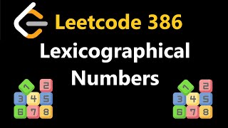 Lexicographical Numbers  Leetcode 386  Python [upl. by Adnirem]