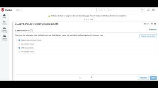 Qualys Policy Compliance Updated Exam 2024 Live Question amp Answers  Passed  qualy [upl. by Curran924]