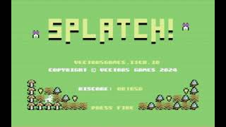 COMMODORE 64  SPLATCH  NEW GAME 2024 [upl. by Suhail346]