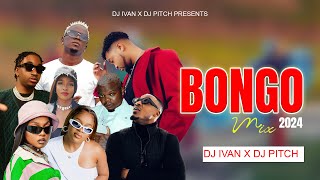 BONGO MIX 2024  DIAMONDJAY MELODYALIKIBAZUCHUHARMONIZERAYVANNYNANDY  DJ IVAN X DJ PITCH [upl. by Aihsem729]