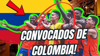 ¡¡ESTOS SON LOS CONVOCADOS DE COLOMBIA PARA LAS ELIMINATORIAS SUDAMÉRICANAS 2024 [upl. by Reube596]