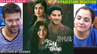 Pakistani Couple Reacts To Sita Ramam Trailer Telugu  Dulquer Salmaan  Mrunal  Rashmika Sumanth [upl. by Eelrac20]