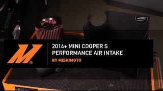 20142018 Mini Cooper S Performance Air Intake Installation Guide by Mishimoto [upl. by Noivad750]