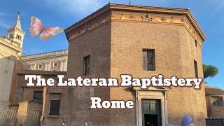 THE LATERAN BAPTISTERY IN ROME travel europeancapital rome italy church religion [upl. by Kirred]