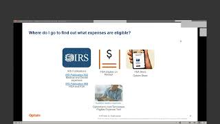 Optum Financial Eligible Expenses webinar for HSA FSA and LFSA members [upl. by Aenil]