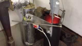 first running of the quotPyrotouchquot feeding the DriZzleR Gasifier [upl. by Nail]